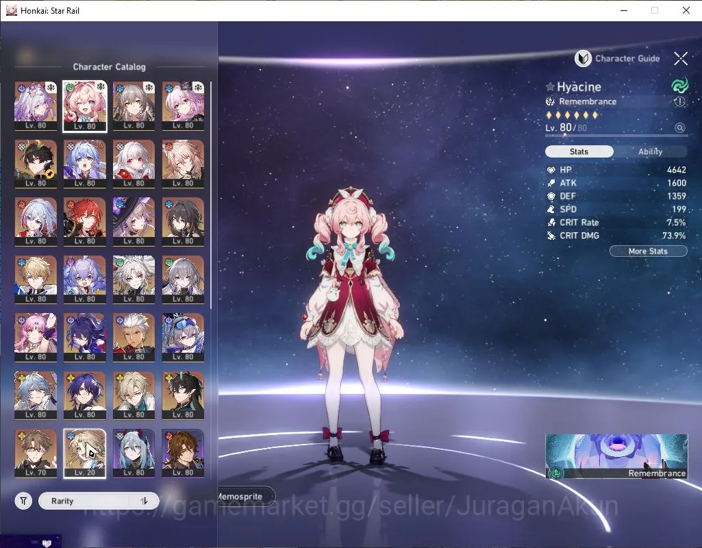 Honkai Star Rail Accounts ASIA |TL 70| 16 Limited |[Sunday E1,Topaz E1,Casto image 3