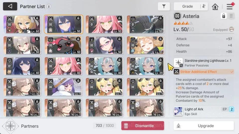 Chaos Zero Nightmare Accounts Global|LV 51|8 SSR[YukiM2+Sign,HaruM2+Sign,RinM1,R image 3