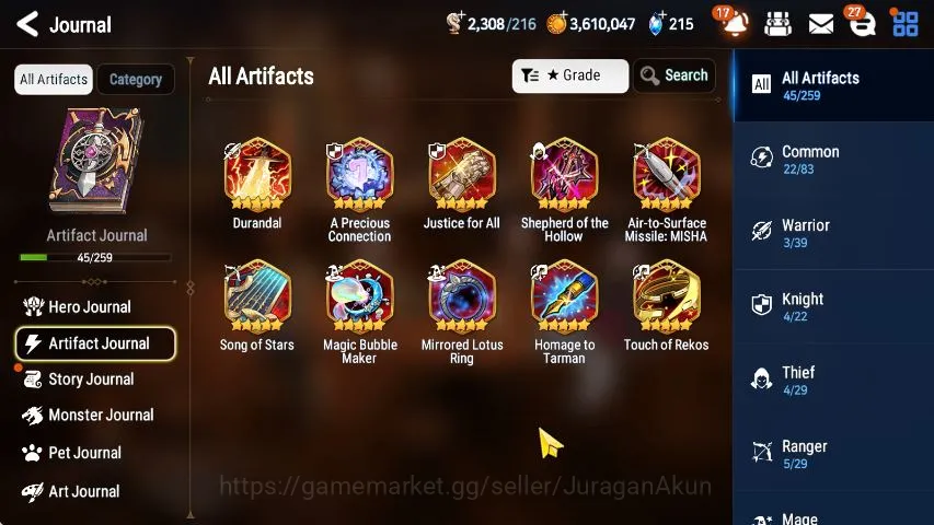 Epic Seven Accounts Starter Global Unverif|Fresh Starter|2 ML(Silver Blade Aramitha,Har setti)+Lidica,Elvira,fumyr,etc|POH 3