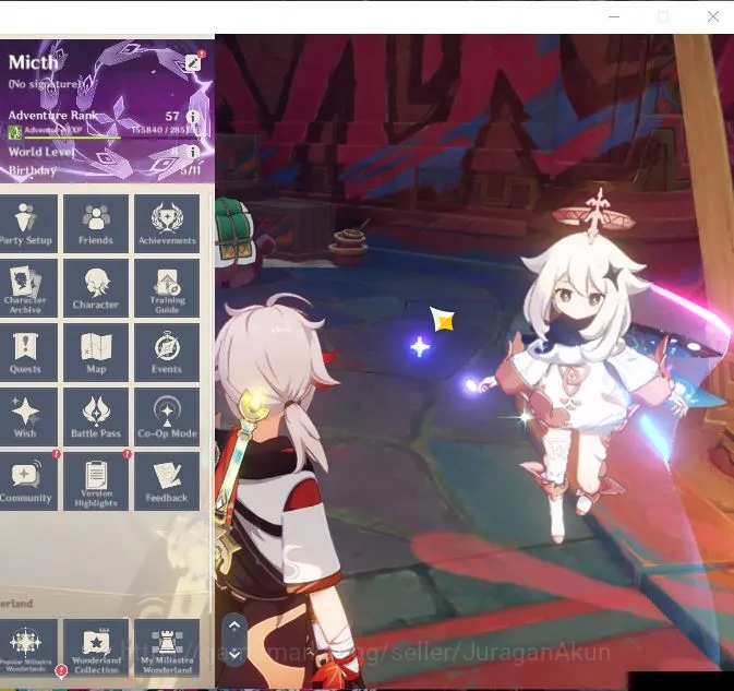 Genshin Impact End Game ASIA|AR 57|8 Limitead=3 [5*Weapon]|Arlecchino C1,S image 1