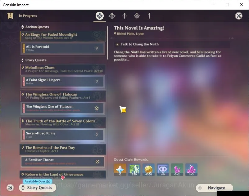 Genshin Impact Accounts End Game ASIA|AR 57|8 Limitead=3 [5*Weapon]|Arlecchino C1,Skirk,Kazuha,Nauvillette,Lauma,Raiden 7
