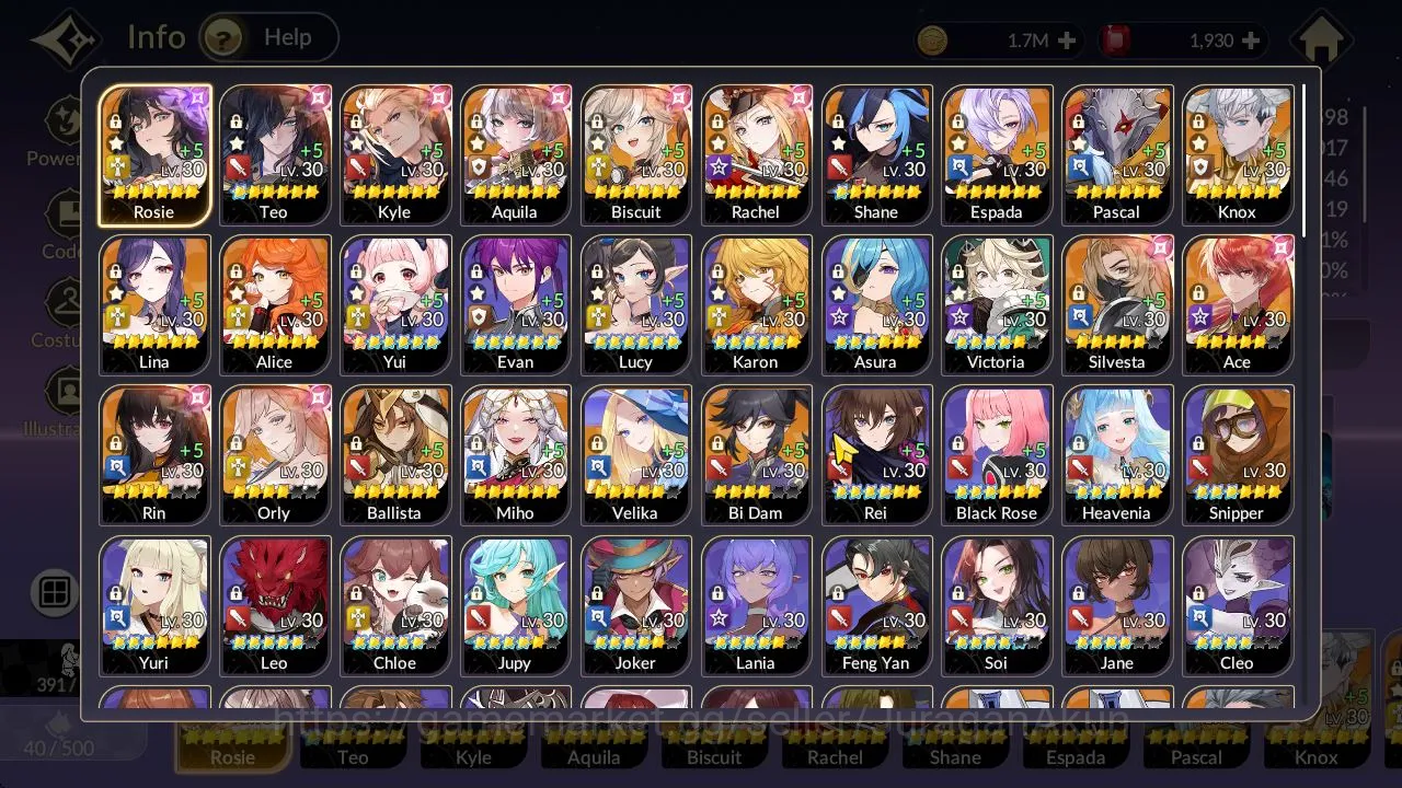 Seven Knights Re:Birth Accounts [Re:BIRTH]Global300xx|21 Legend,10 SPECIAL|Teo Tc1 image 4