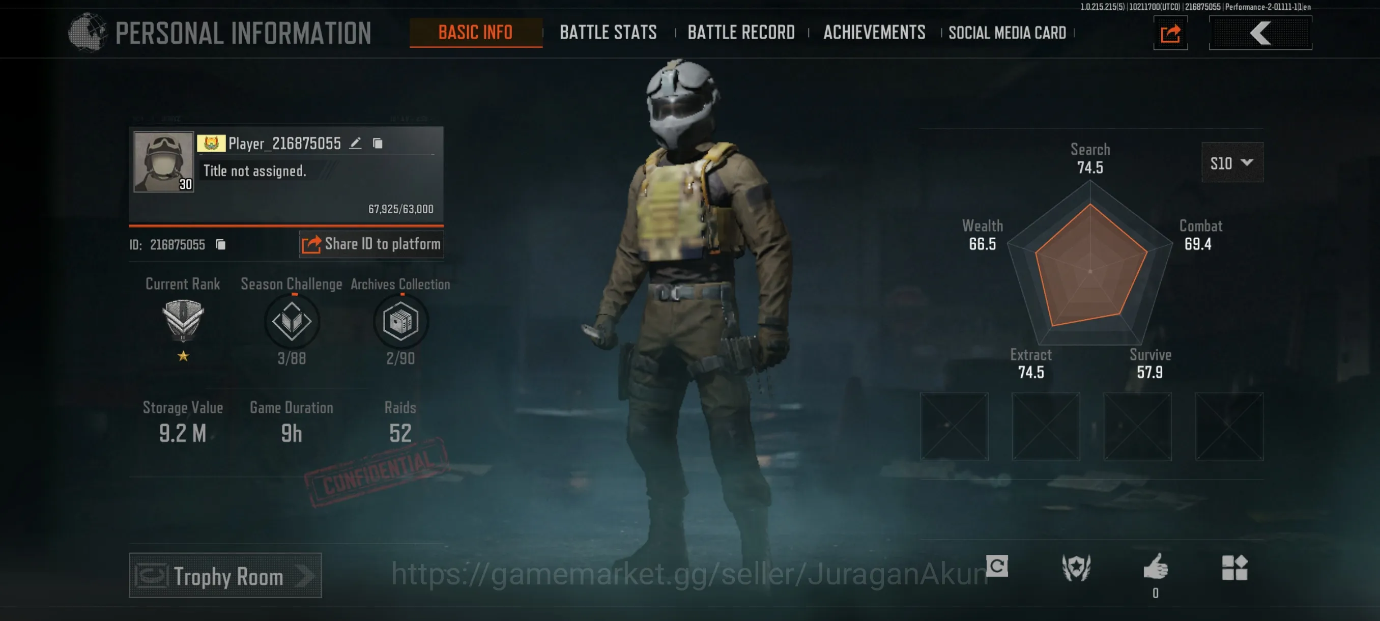 Arena Breakout Mid-Tier [MOBILE]SV 9M|CV 6M|Cascade AKS74,Cascade M24 Comb image 1