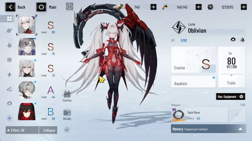 Punishing: Gray Raven Accounts ASIA | Fresh Starter | Lucia CW, Luna OB, Lilith D image 3