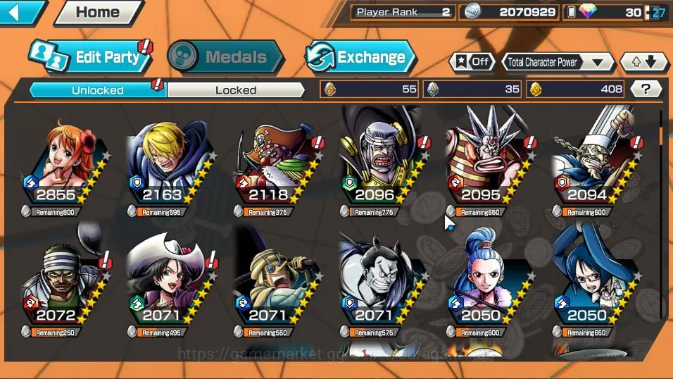 One Piece Bounty Rush Accounts Global|3 META EX| Seraphim S-Snake, DoKuri Kozuki  image 2