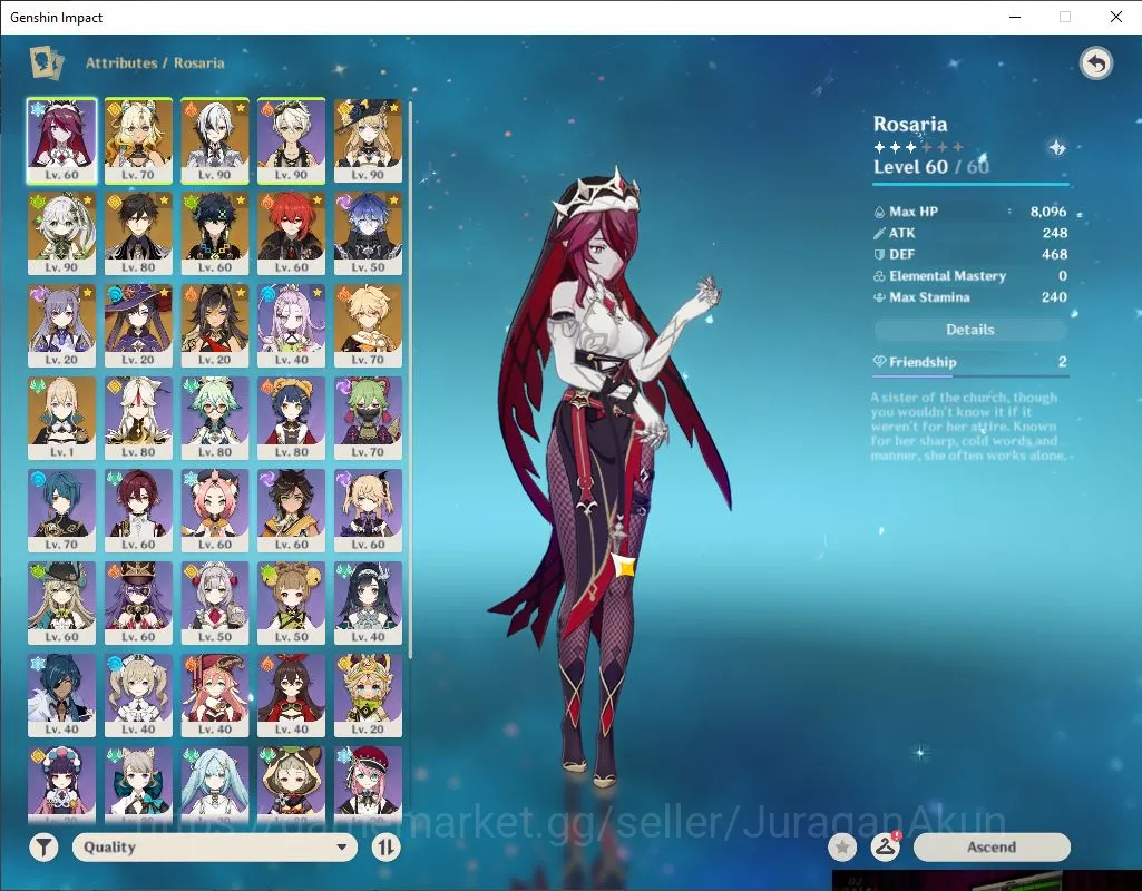 Genshin Impact Accounts Starter ASIA|AR 56|7 Limited + 6 [5 Star's Weapon]|Xilonen+Sign,Navia C1+Sign,Arlecchi,Flins,Etc|MC 3