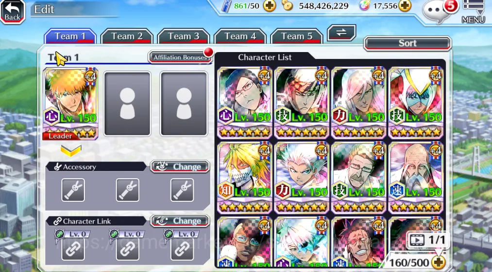 Bleach: Brave Souls Accounts Mid-Tier [GLOBAL] 17k Orbs + 4 5/5 Char (TYBW25 Uryu,Renji TYBW25,Jushiro, TYBW25 Uryu) | Fresh 3