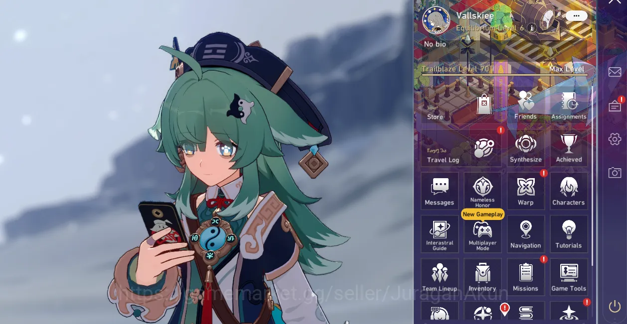 Honkai Star Rail Accounts Mid Game ASIA [TL70] 10 Limited (Castorice, Huohuo,Archeron,Argenti,ImbibitorLunae+Sign&ETC)|Story 9