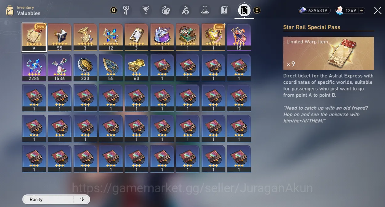 Honkai Star Rail Accounts Mid Game ASIA [TL70] 10 Limited (Castorice, Huohuo,Archeron,Argenti,ImbibitorLunae+Sign&ETC)|Story 5