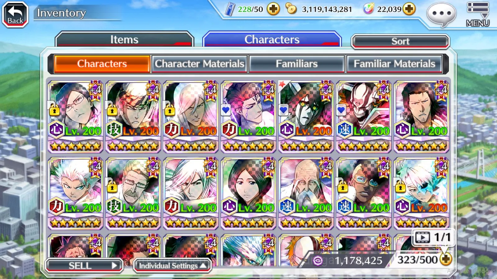 Bleach: Brave Souls Accounts High-End [GLOBAL] 22k Orbs + 7 Char 5/5 (TYBW25 Renji+Jushiro, TYBW24 Ichigo+Orihime, ETC) |All