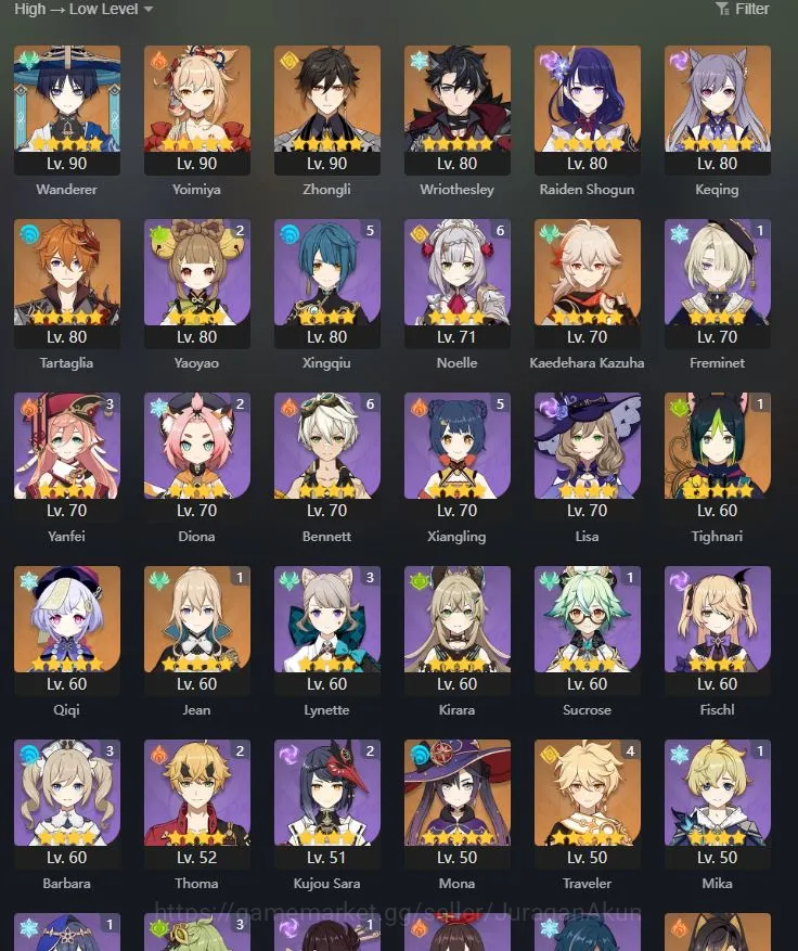 Honkai Star Rail Accounts End Game ASIA|Free Genshin|TL 70|17 4