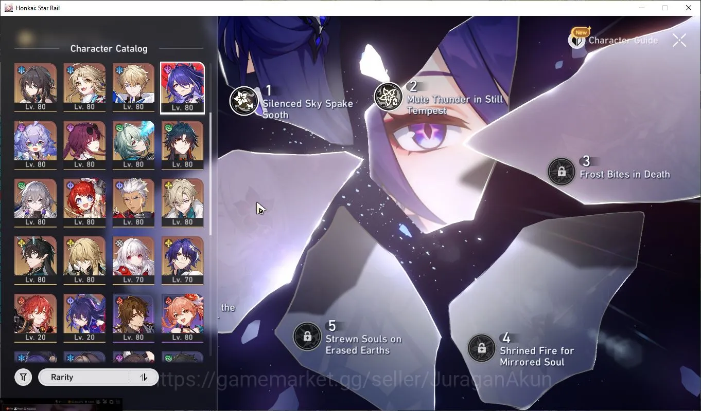 Honkai Star Rail Accounts End Game ASIA|Free Genshin|TL 70|17 5