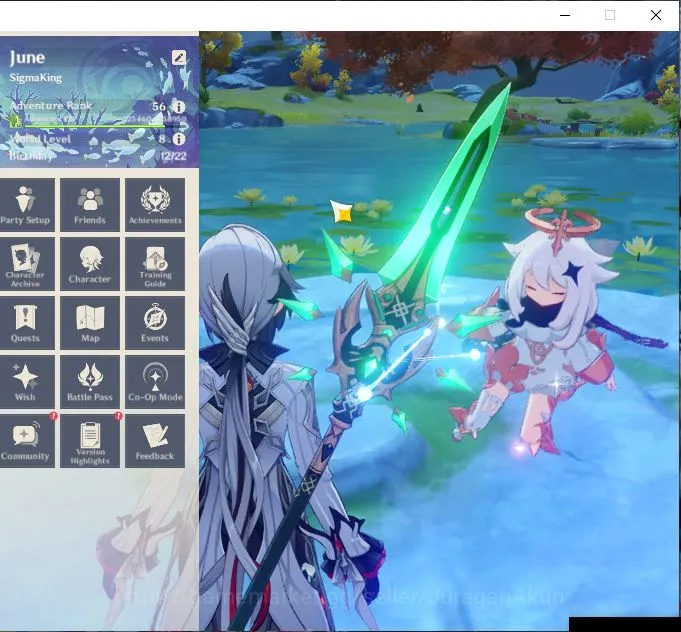 Genshin Impact End Game ASIA|AR 56|8 Limited+2 [5*Weapon]|Arlecchino C1,Fu image 1