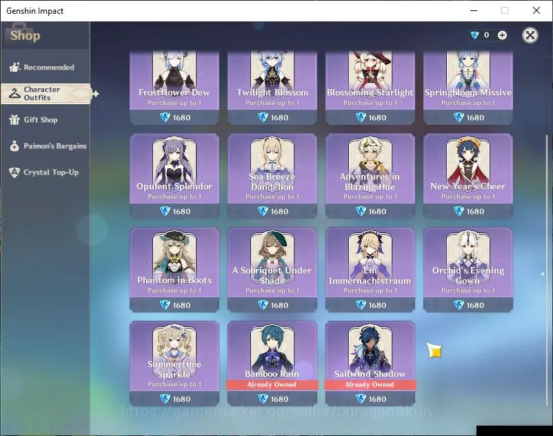 Genshin Impact Accounts End Game ASIA|AR 56|8 Limited+2 [5*Weapon]|Arlecchino C1,Furina,Raiden,Zhongli,Nahida,Kokomi Etc|MC 3