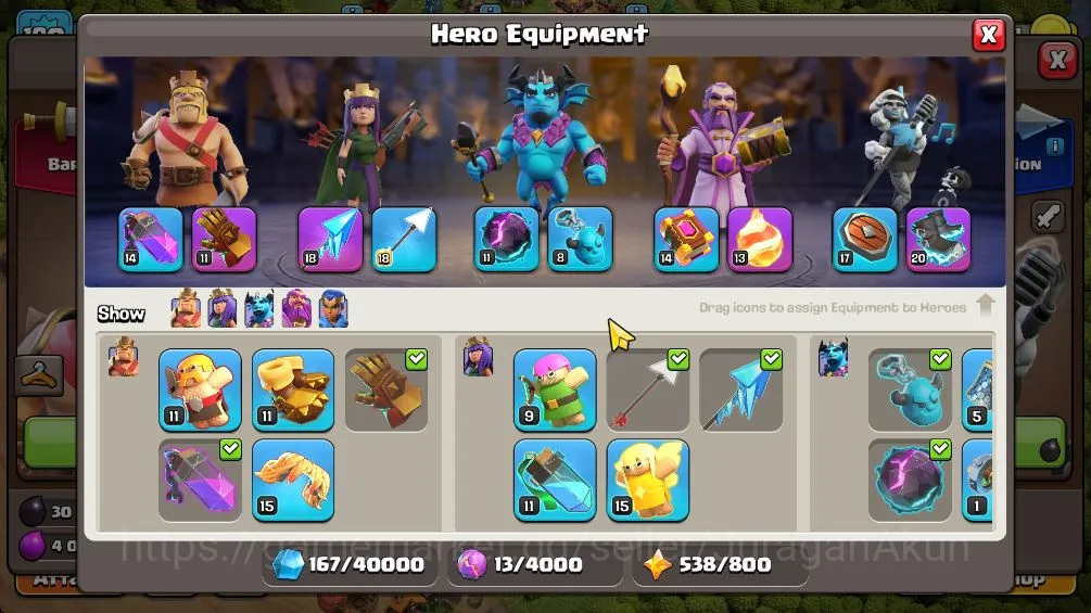 Clash of Clans Accounts TH 14 - BH 8|LV 190|HH 8|BK 69,AQ 76,GW 51,MP 50,R image 3