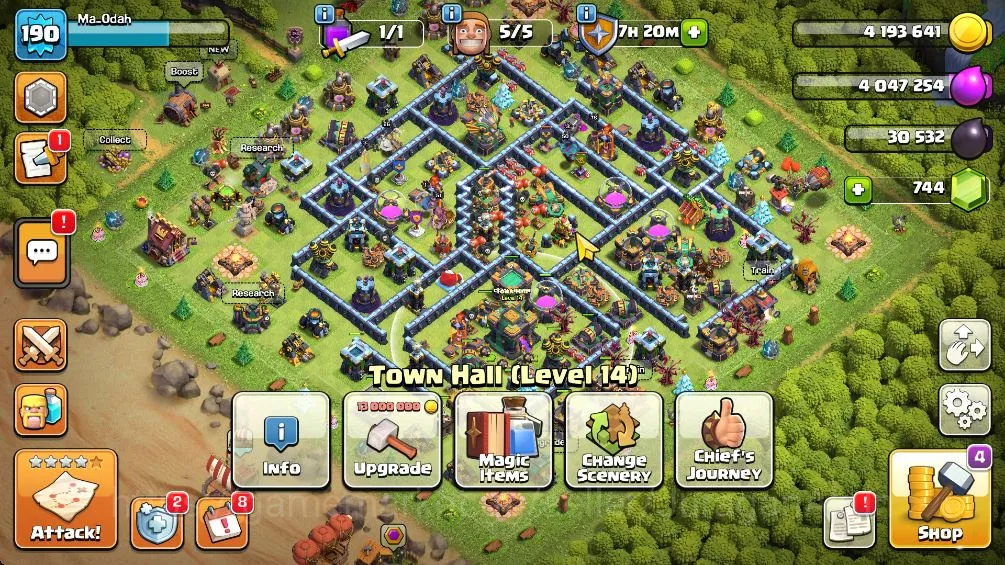 Clash of Clans Accounts TH 14 - BH 8|LV 190|HH 8|BK 69,AQ 76,GW 51,MP 50,R image 5