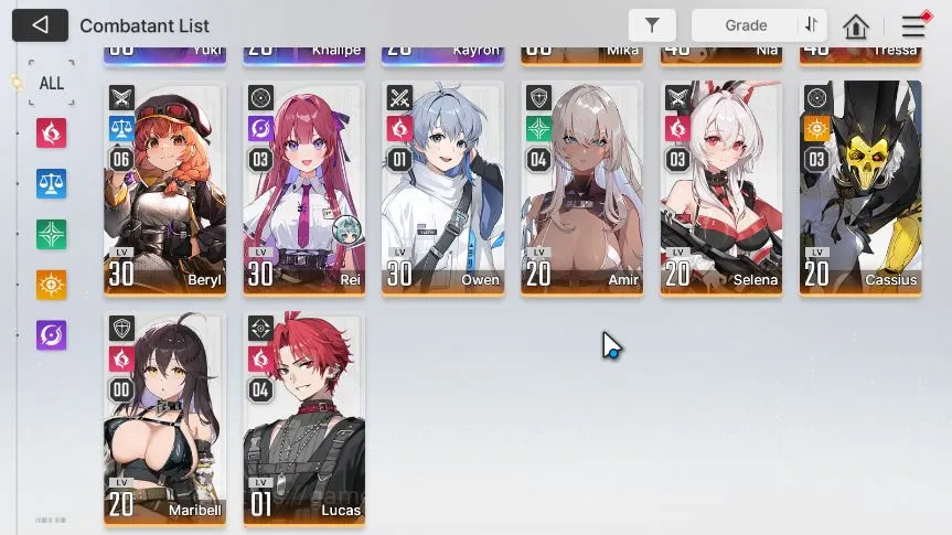 Chaos Zero Nightmare Accounts GLOBAL|Lv 52|9 SSR (Haru M4,Veronica M1,Khalipe,Re image 2