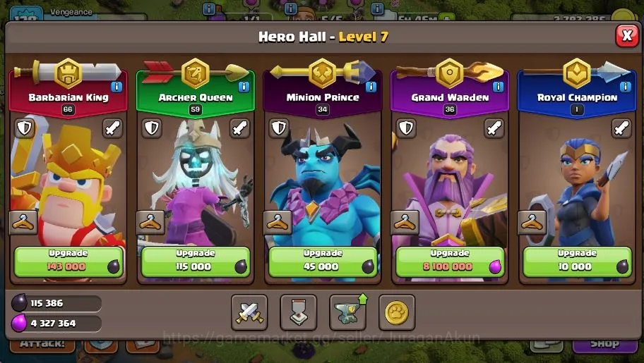 Clash of Clans Accounts TH 13 - BH 7 Lvl 128 |Thropy 2051| HH 7 |BK 66-AQ  image 2