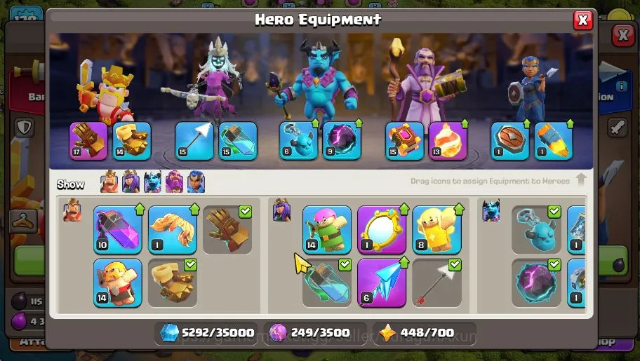 Clash of Clans Accounts TH 13 - BH 7 Lvl 128 |Thropy 2051| HH 7 |BK 66-AQ  image 3