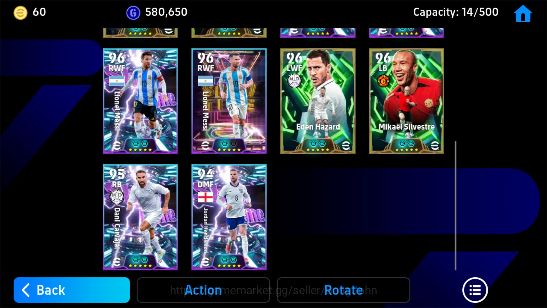 eFootball Accounts Others EFB210B		 Power 3159 | Cannavaro Epic | Baresi Epic | Cunha  Show Time | Ruud van Big Time 3