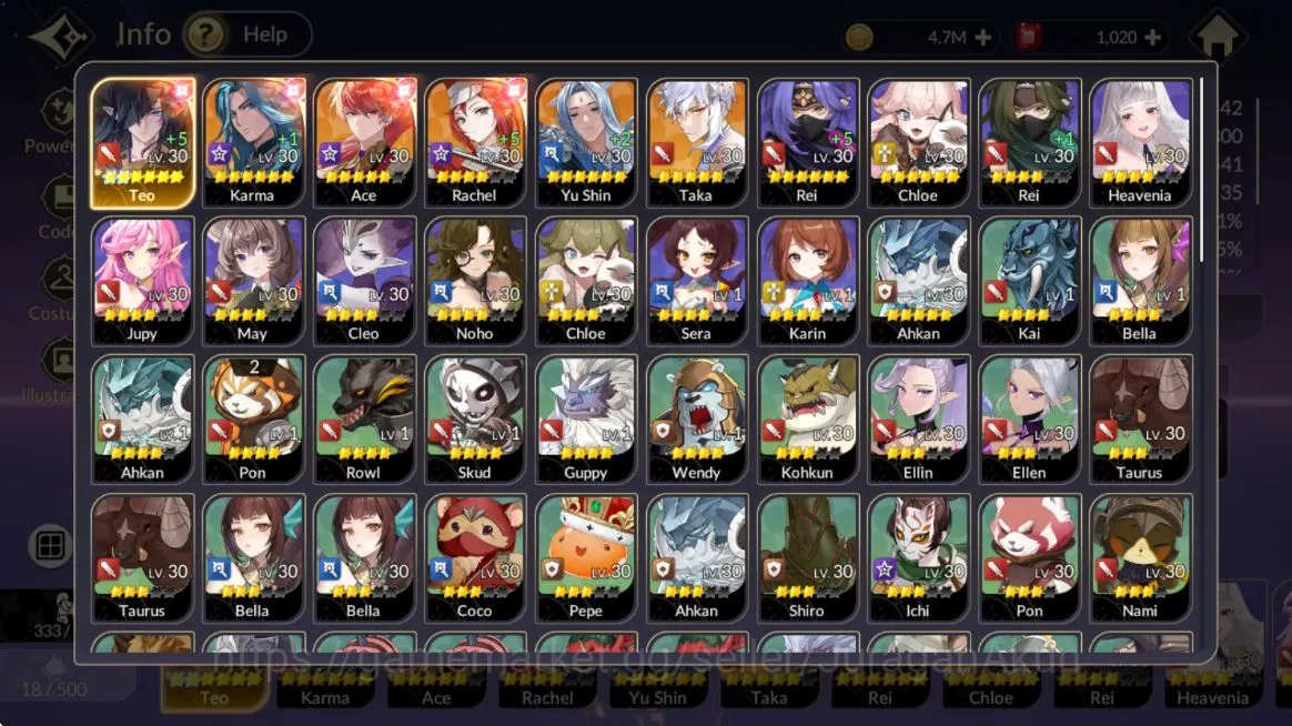 Seven Knights Re:Birth Accounts [Re:BIRTH]Global300xx|6 Legend,4 SPECIAL|Teo Tc2,K image 2