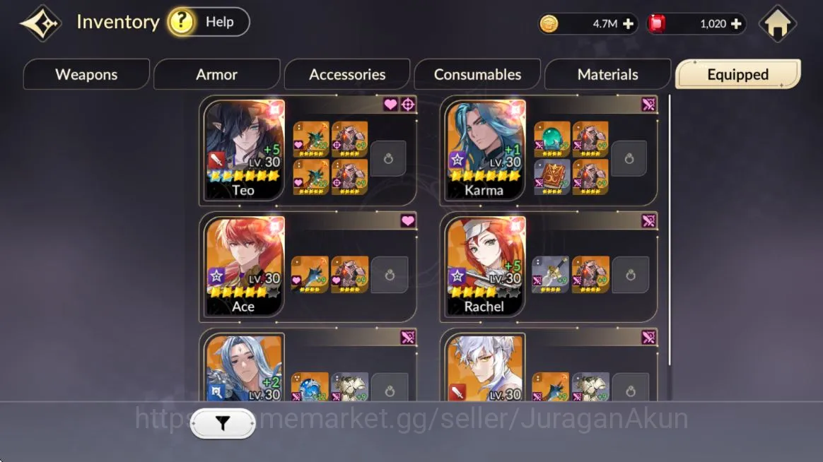 Seven Knights Re:Birth Accounts [Re:BIRTH]Global300xx|6 Legend,4 SPECIAL|Teo Tc2,K image 5