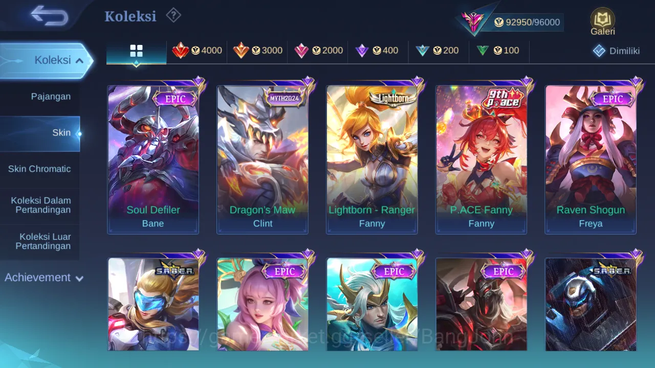 Mobile Legends: Bang Bang Accounts Others Hero 131 | Skin 346 | Legend Alucard | Aspirants Lesley | Luckybox Martis 15