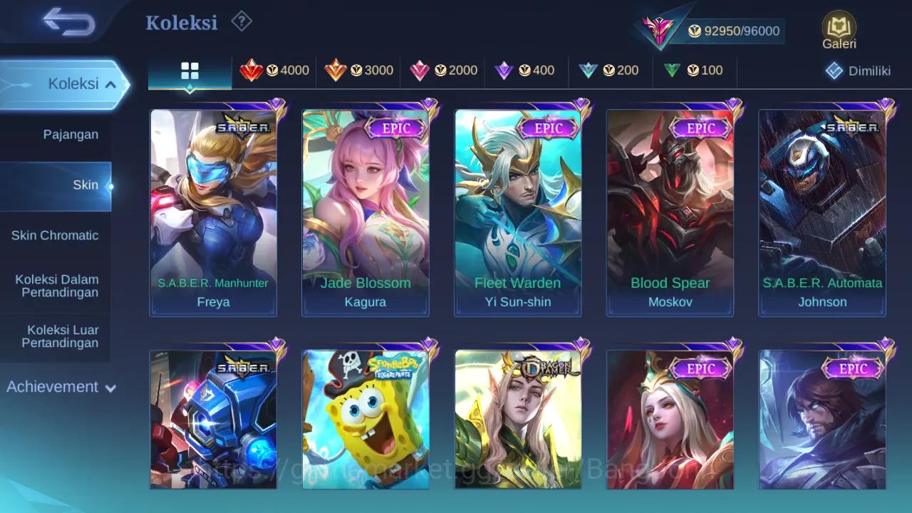Mobile Legends: Bang Bang Accounts Others Hero 131 | Skin 346 | Legend Alucard | Aspirants Lesley | Luckybox Martis 16