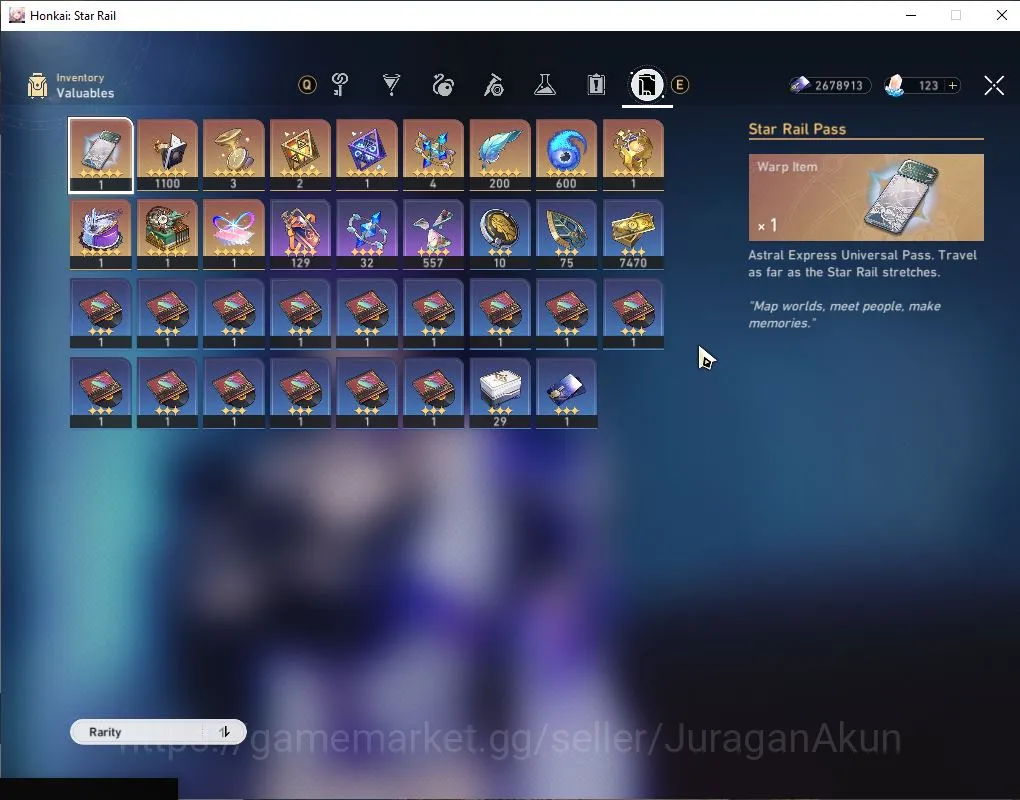 Honkai Star Rail Accounts ASIA|TL 69|7 Limited|[JingYuan E1,Acheron]+Sign Bo image 2