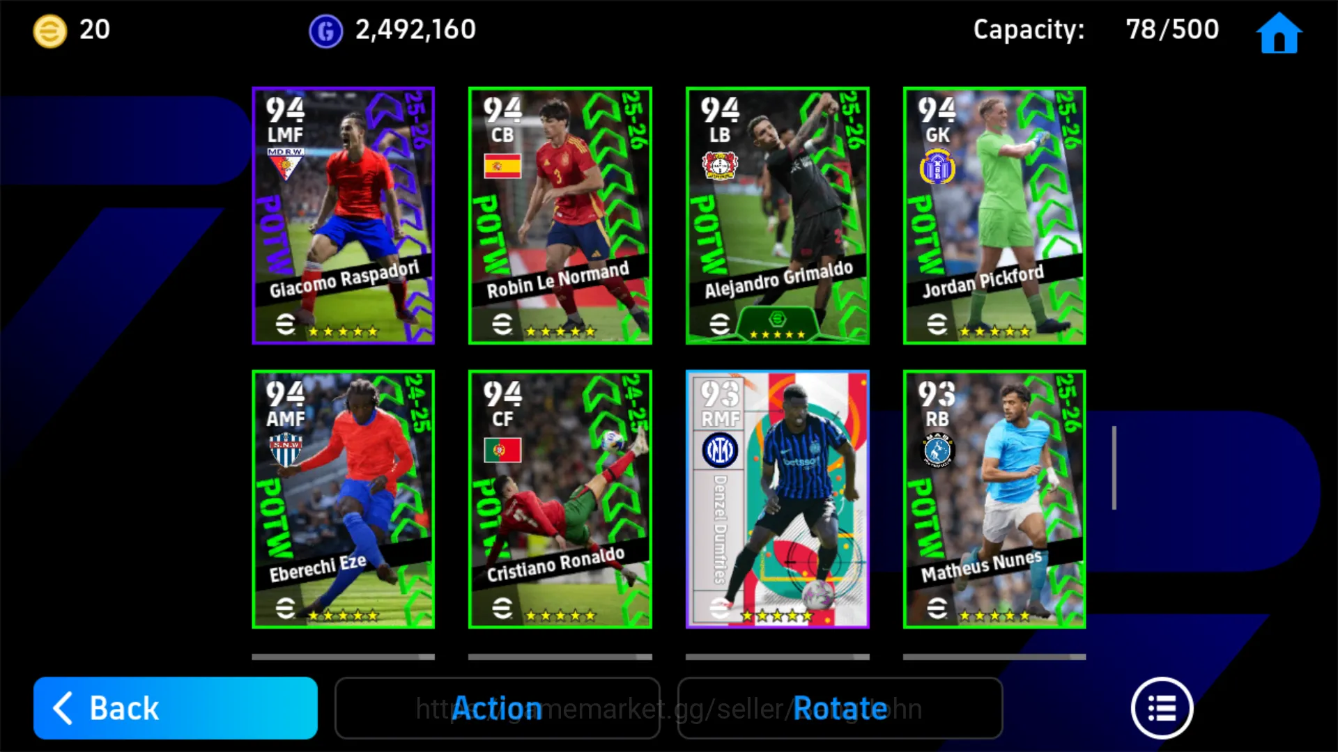 eFootball Accounts Others power 3173 | Viktor Gyokeres | fernando morientes | EFB042B 12