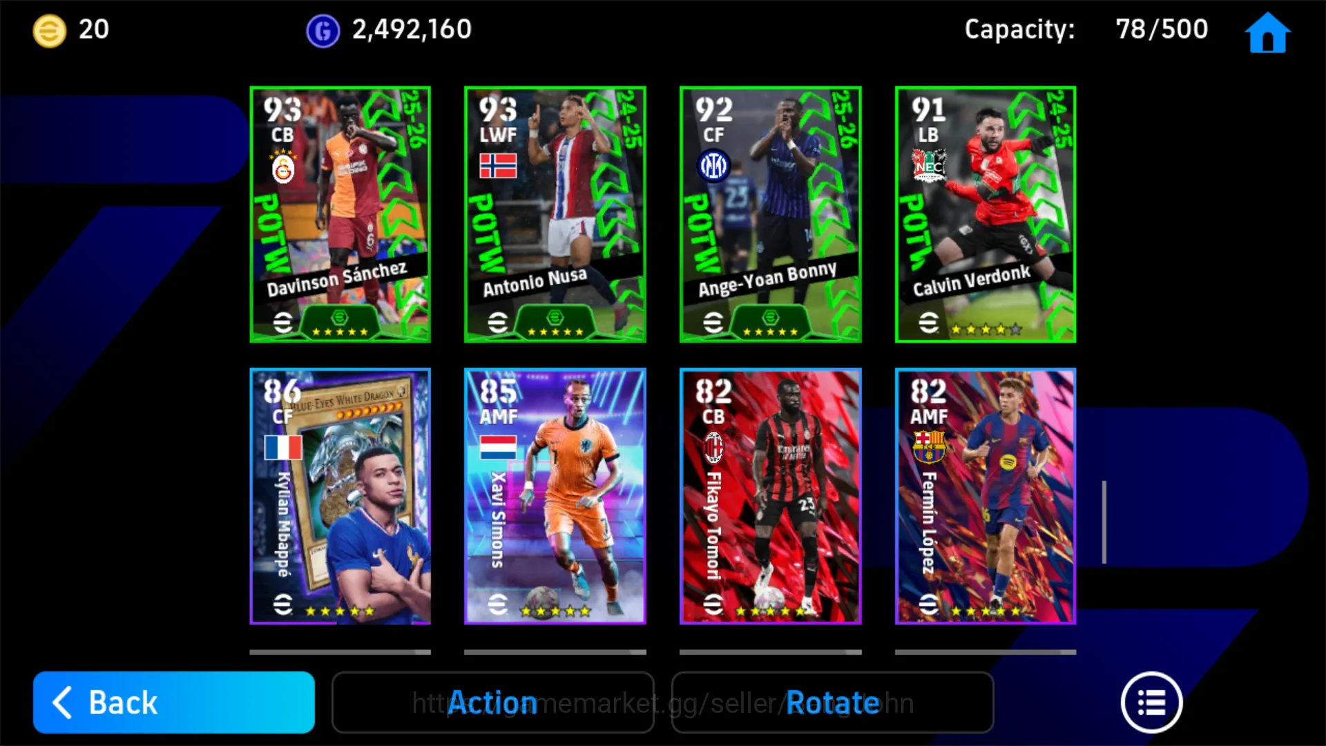 eFootball Accounts Others power 3173 | Viktor Gyokeres | fernando morientes | EFB042B 13