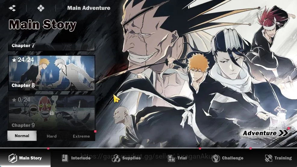 BLEACH: Soul Resonance Accounts NuverseSEA|Lv49|6 5