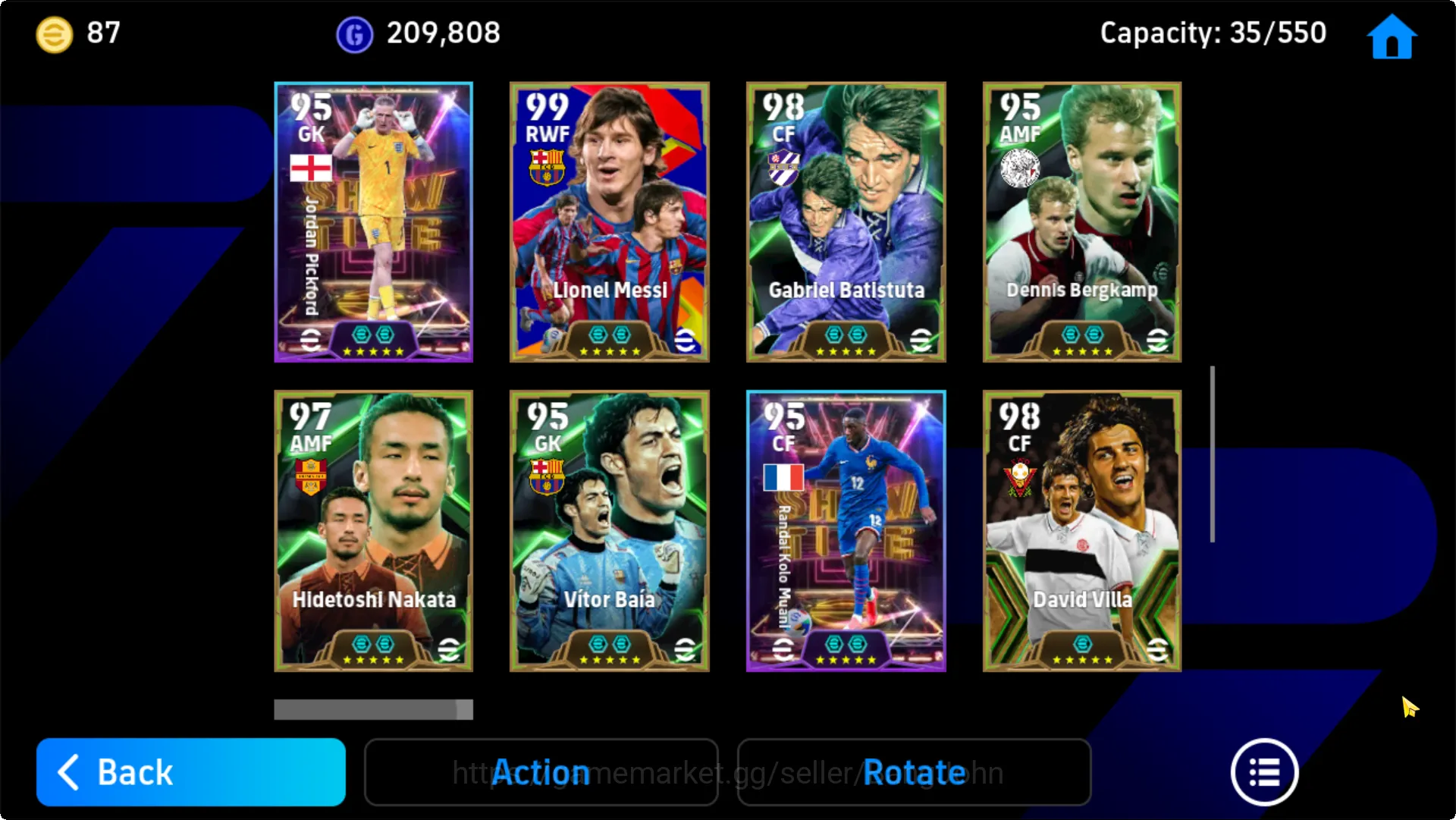 eFootball Accounts power 3199 | messi pack barca, neymar pack brazil, image 6