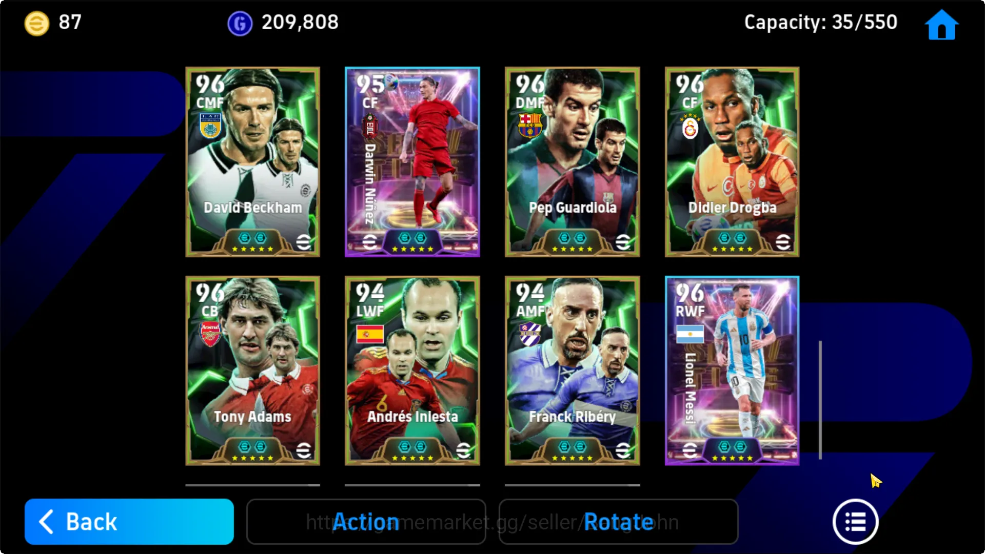 eFootball Accounts power 3199 | messi pack barca, neymar pack brazil, image 7