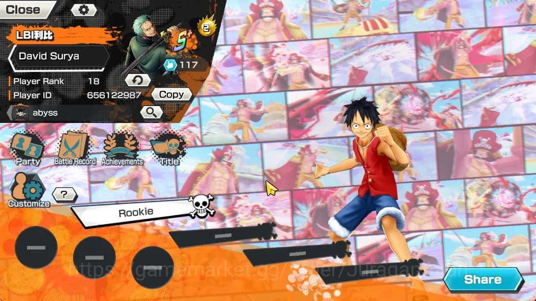 One Piece Bounty Rush Accounts Mid-Tier Global|8 META Extreme[Olin the Oiran,Linlin,Kaido,Kuzan,Borsalino,Rob