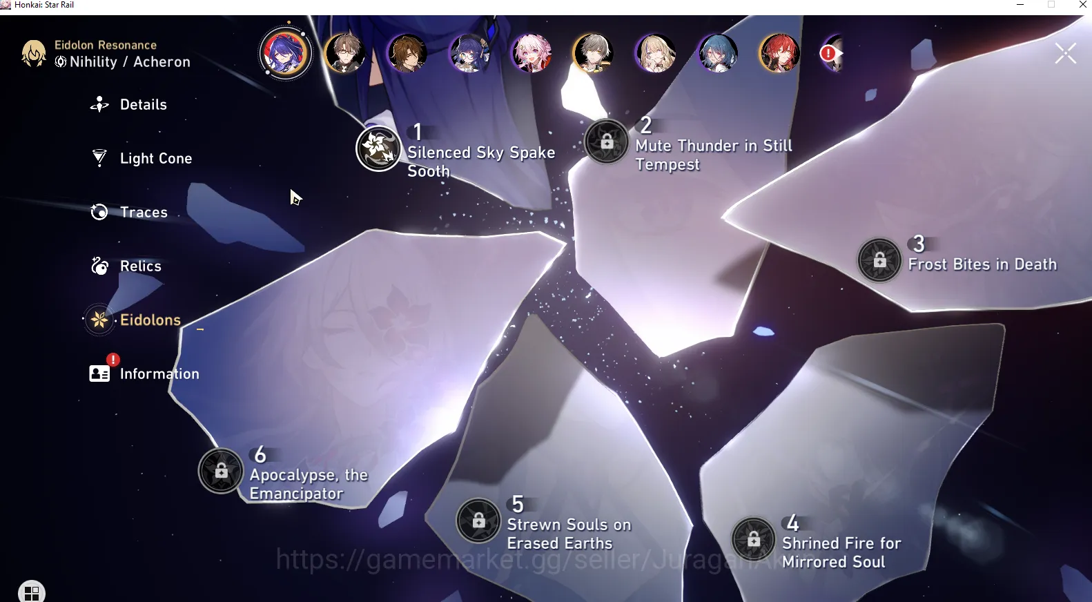 Honkai Star Rail Accounts Mid Game Asia [TL60] FUA Team (Feixiao+Sign,Robin,Aventurine | Aglaea,AcheE1) and etc |Take 5