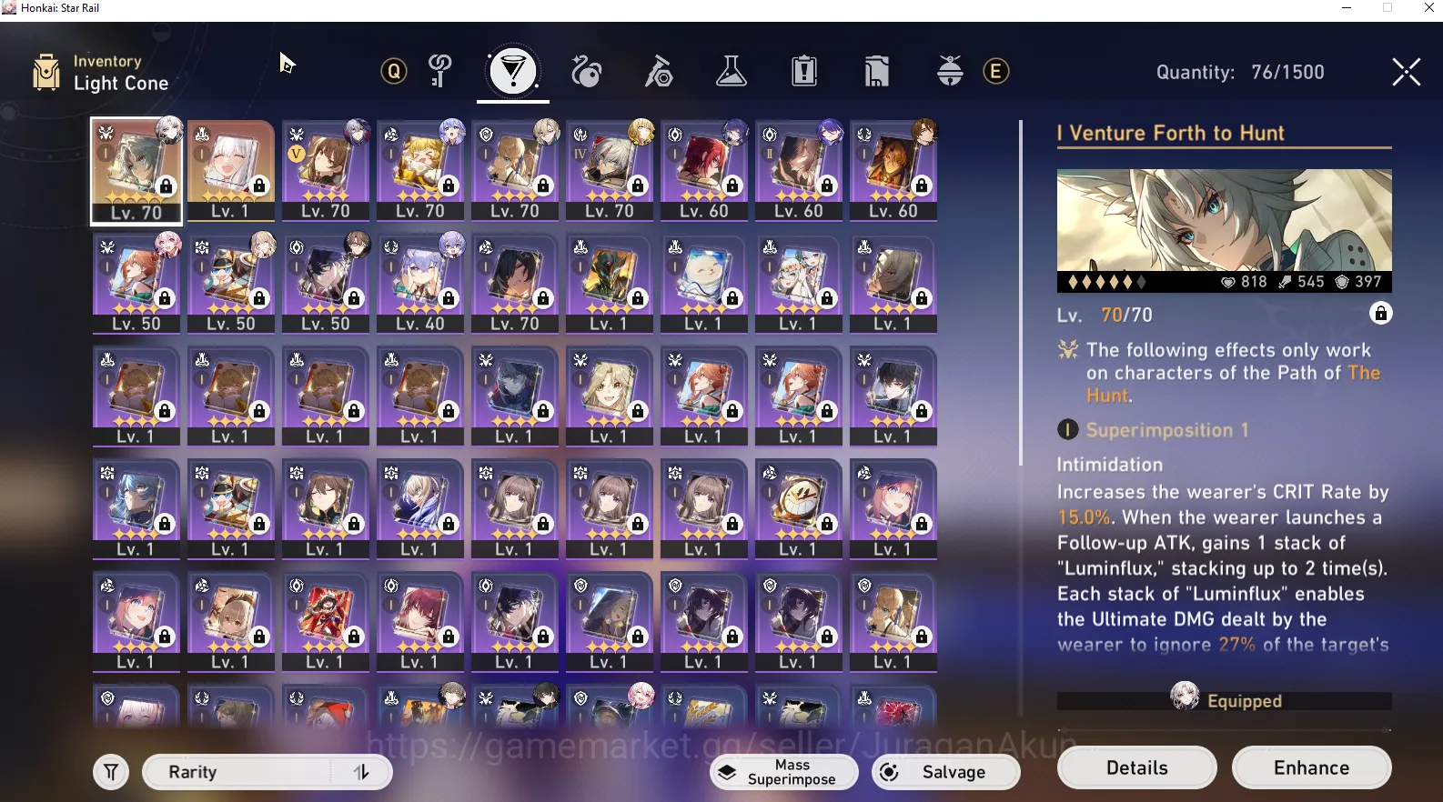 Honkai Star Rail Accounts Mid Game Asia [TL60] FUA Team (Feixiao+Sign,Robin,Aventurine | Aglaea,AcheE1) and etc |Take 6