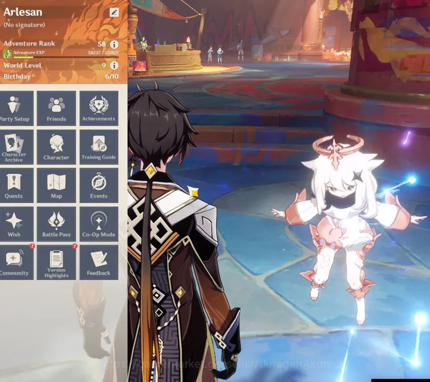Genshin Impact Accounts ASIA|AR 58|11 Limited+ 4 [5 Star Weapon]|[(Arlecch image 3