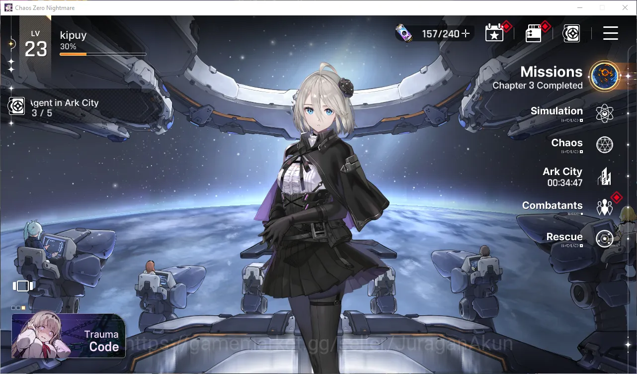 GLOBAL Lv23| 2 SSR (HugoM1, Haru) + 9 SR (BerylM5,MikaM3,SelenaM1,etc) + 8 SR Partners |Log Stove| Check SS (CZN937) Chaos Zero Nightmare Accounts GLOBAL Lv23| 2 SSR (HugoM1, Haru) + 9 SR (BerylM5,MikaM3,SelenaM1,etc) + 8 SR Partners |Log