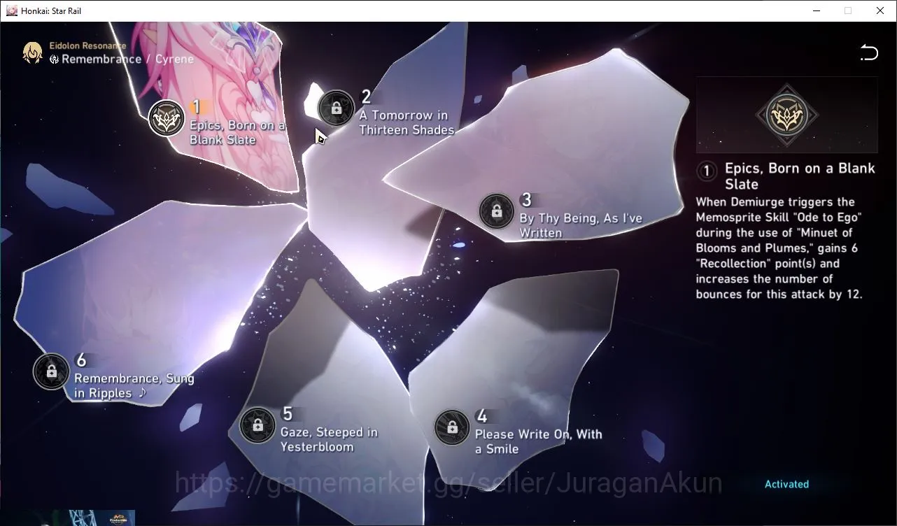 Honkai Star Rail Accounts End Game ASIA|TL 70|20 Limited|Castorice+Sign,FireflyE1+Sign,Feixiao+Sign,CyreneE1,Etc|MC 4