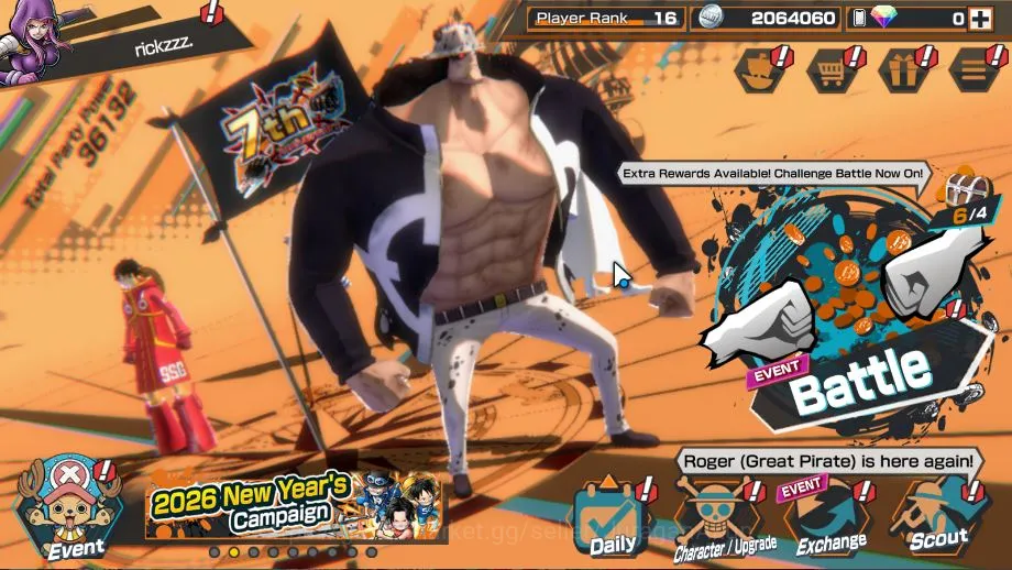 One Piece Bounty Rush Accounts Global|5 META EX|Awaken RobLucci ,Okuchi Yamato ,K image 2
