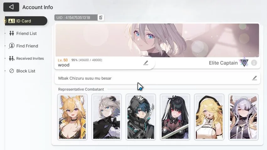 Chaos Zero Nightmare Accounts GLOBAL Lv50|10 SSR [chizuru,haru]+sign,RinM1,OrleaM1,LukeM1,Veronica,etc|11 SR+15 SR Part|1,9K