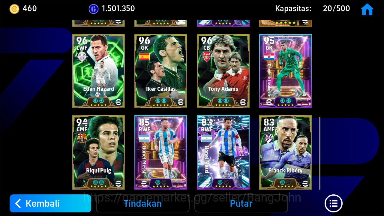 eFootball Accounts Others power | 3172 | bergkamp epic db blitz | baggio epic db | bellingham showtime | nuno mendes 6