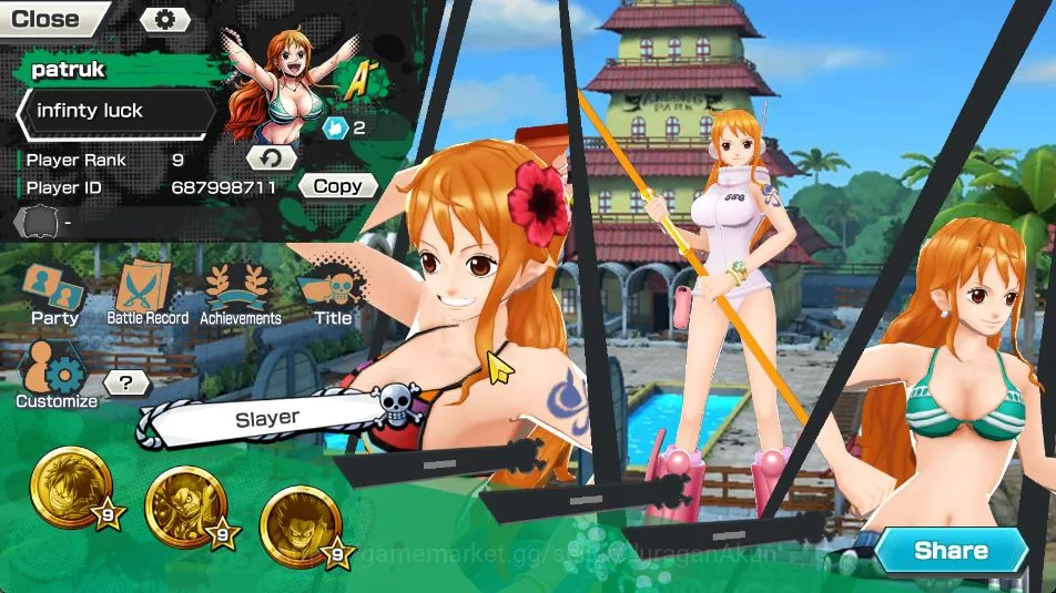 One Piece Bounty Rush Accounts Global | 3 META Extreme [Yamato,Sakazuki,Film Red image 1