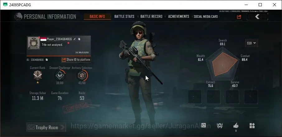 Arena Breakout Accounts High-End [MOBILE] Lvl30|SV 11M|CV 8M|Plain Acc|Prismatic-AK102 Peak-AEK Trench-FAMAS 4 2