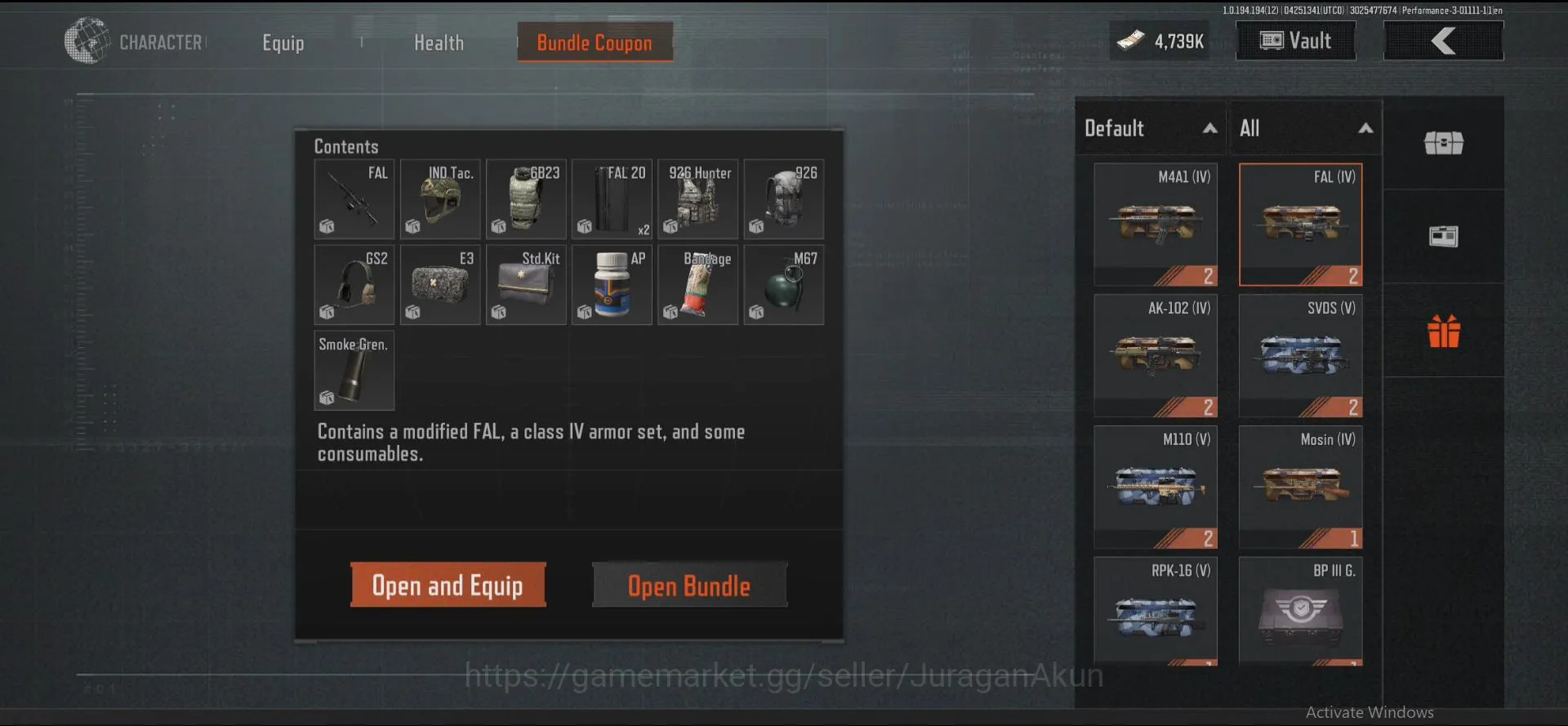 Arena Breakout Accounts [MOBILE] SV 11.5M | Koen 4.7M | Skin MP5 GFL | Man image 2