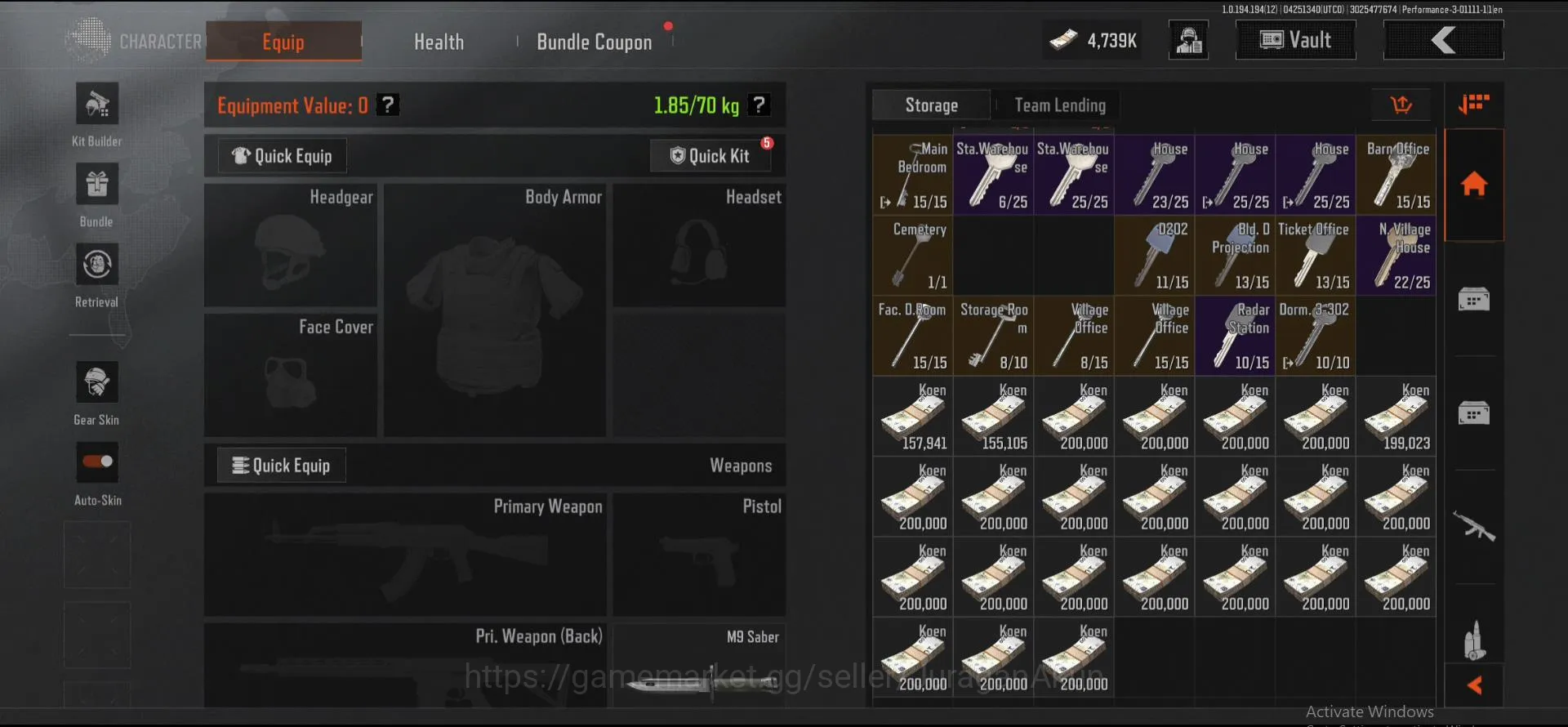 Arena Breakout Accounts [MOBILE] SV 11.5M | Koen 4.7M | Skin MP5 GFL | Man image 3