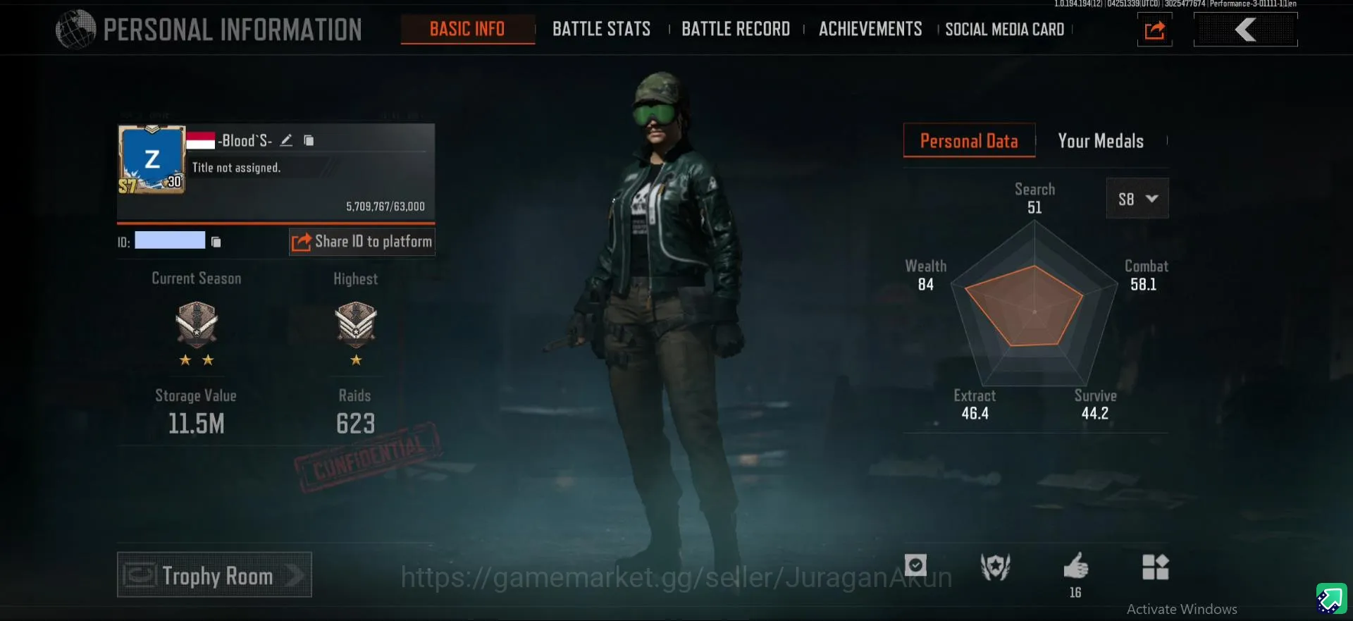 Arena Breakout Accounts [MOBILE] SV 11.5M | Koen 4.7M | Skin MP5 GFL | Man image 8