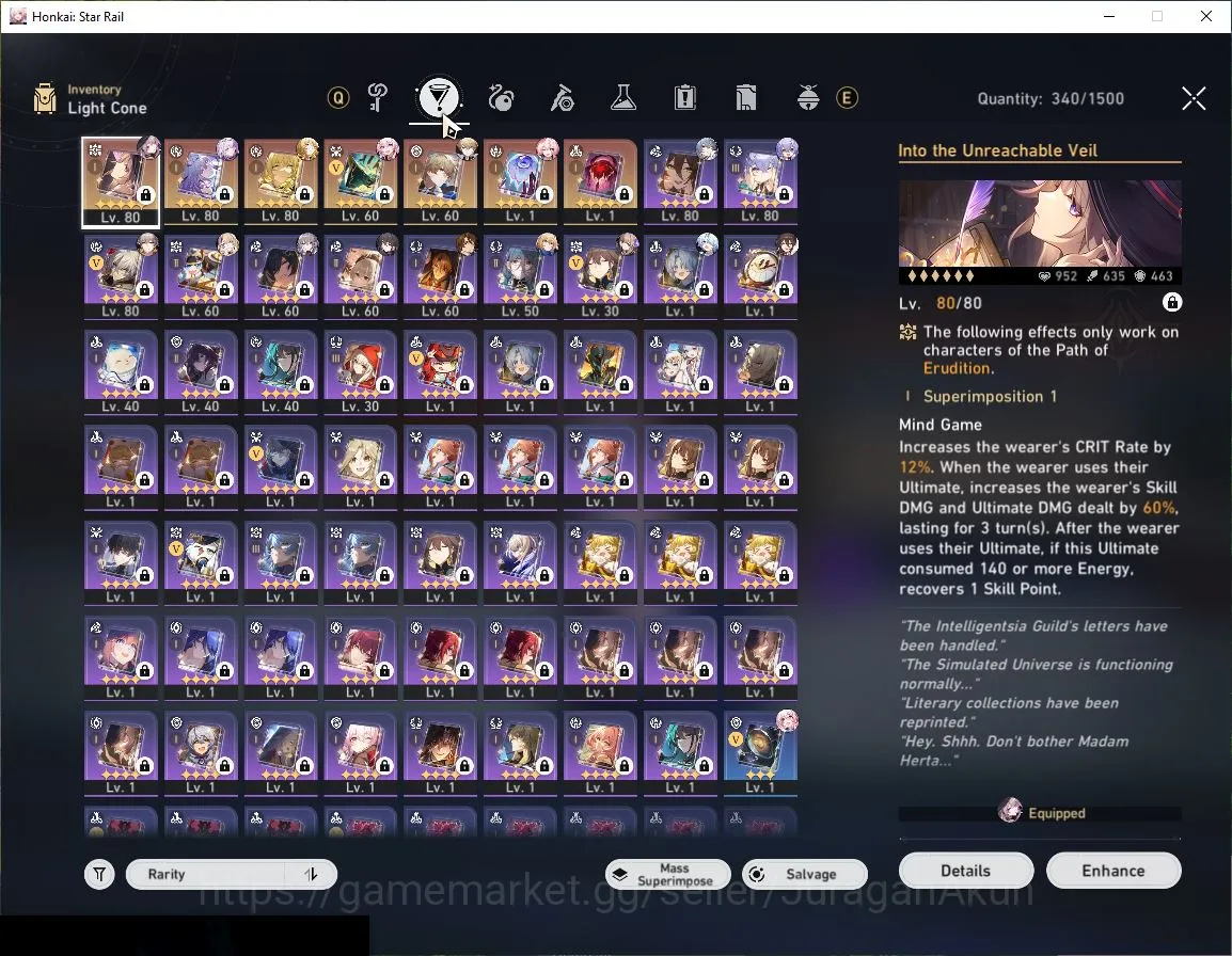 Honkai Star Rail Accounts ASIA [TL66]8 Limited(Castorice+Sign,Aglaea,The Her image 5