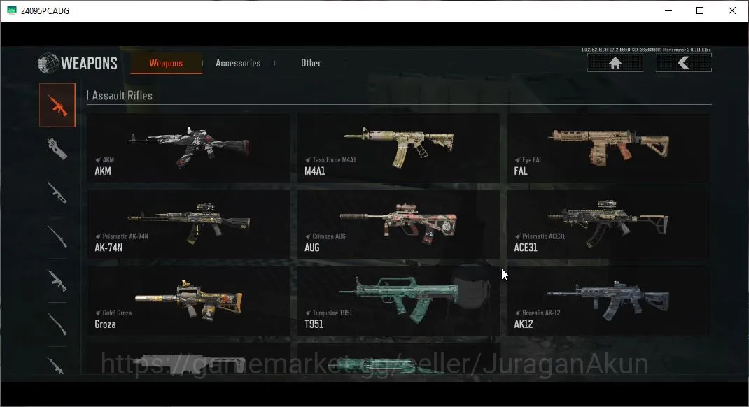 Arena Breakout Accounts High-End [MOBILE] Lv30|SV 35M|CV 16M|Ready Raid|Sumek Suit Machete|Many Weapon Skin|GearSkin|CN 4